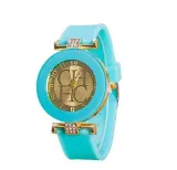 2020 Hot sale Fashion Black Geneva Casual CHHC Quartz Women watches Crystal Silicone Watches  men's Wrist Watch