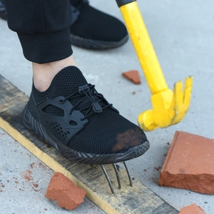 Indestructible Ryder Shoes Men and Women Steel Toe Cap Work Safety Shoes Puncture-Proof Boots Lightweight Breathable Sneakers
