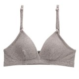 French Style Bralette Lace Bra Girls Triangle Cup Lingerie Deep V Wireless Underwear Soft Thin Seamless Bra