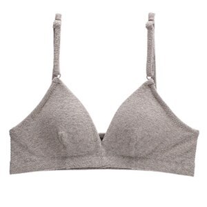 French Style Bralette Lace Bra Girls Triangle Cup Lingerie Deep V Wireless Underwear Soft Thin Seamless Bra