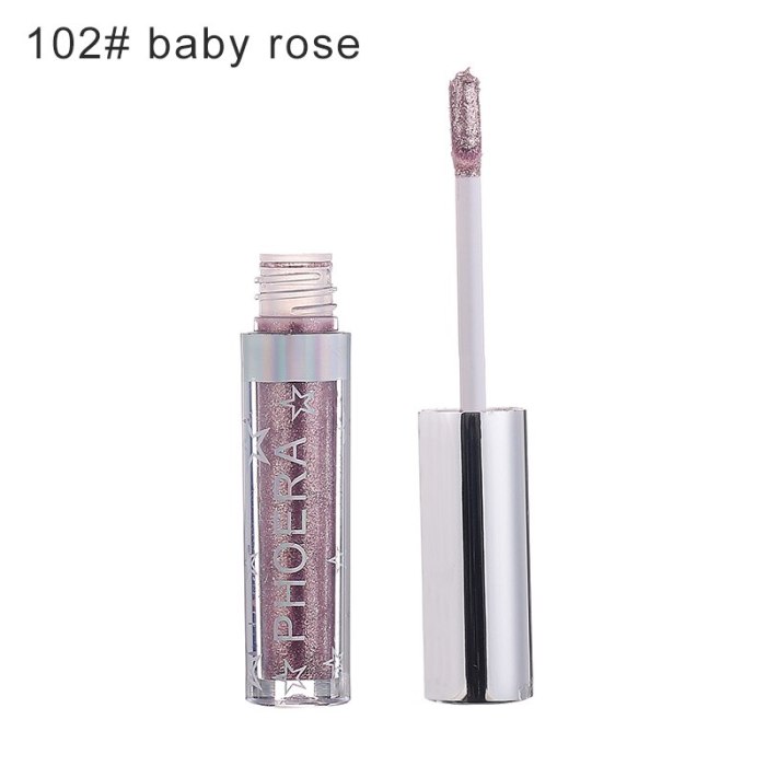 Attractive Gleaming Metal Eyeshadow High Quality Fashion Popular Liquid Eyeshadow Portable Sparkling  Eye MAKEUP Tool TSLM2