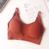 Seamless Vest Bra Tops Slim New Crop Top Without Steel Ring Ladies Slim Vest Top