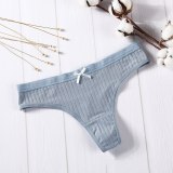 Panties cotton underwear female sexy lingerie G-string girl underpants lady casual T-back woman intimate panty thong 1pcs dzk10