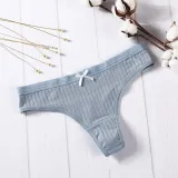 Panties cotton underwear female sexy lingerie G-string girl underpants lady casual T-back woman intimate panty thong 1pcs dzk10