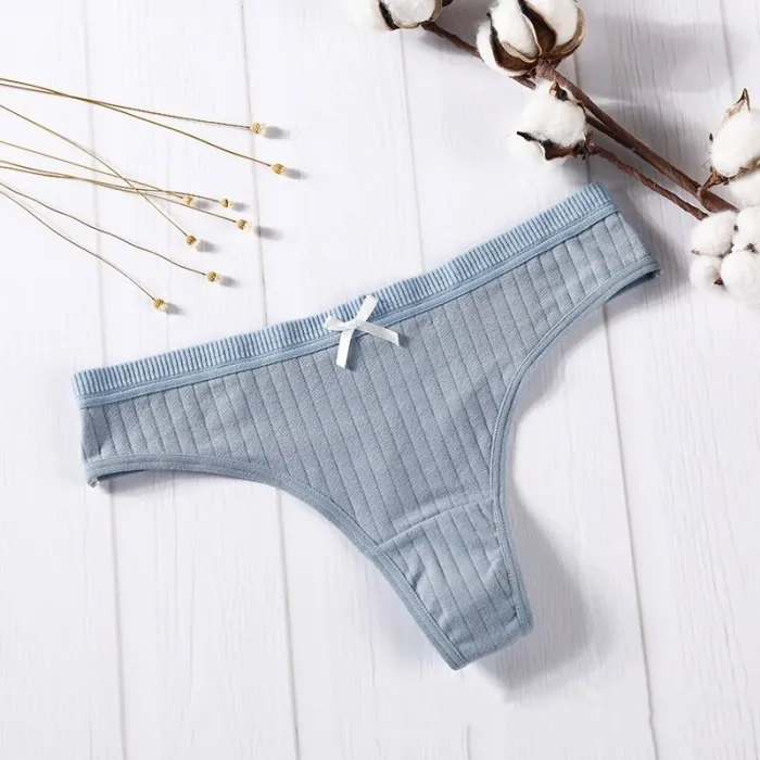 Panties cotton underwear female sexy lingerie G-string girl underpants lady casual T-back woman intimate panty thong 1pcs dzk10