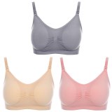 3Pcs/lot Nursing Bra Maternity Breastfeeding Bra Prevent Sagging for Pregnant Women Underwear  Breast Feeding Bra