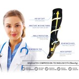 Men Women Antifatigue Compression Socks Flight Travel Stocking 15-30 MmHg Fit For Nurses, Pregnancy, Varicose Veins Relief Socks