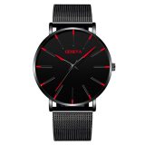 2020 Minimalist Men's Fashion Ultra Thin Watches Simple Men Business Stainless Steel Mesh Belt Quartz Watch