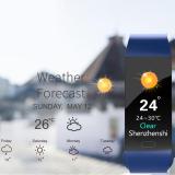 Business Intelligence Bracelet Men And Women Heart Rate Blood Pressure Monitor Wristband With Phone Information Reminder