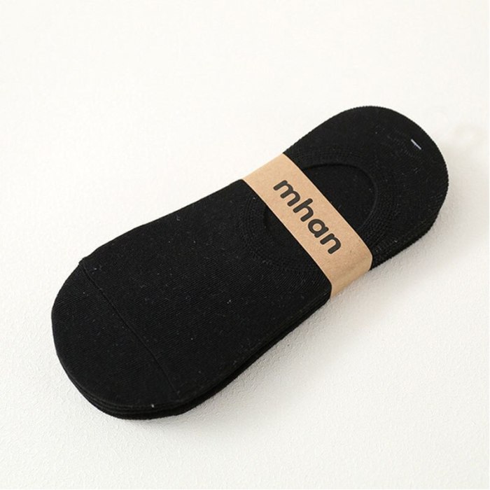 5Pair Fashion Happy Men Boat Socks Summer Autumn Non-slip Silicone Invisible Cotton Socks Male Ankle Sock slippers Meia