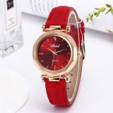 Women Watch Rhinestone Fashion Exquisite Women Leather Casual Watch Luxury Analog Quartz Crystal Wristwatch Bracelet Watch YE1