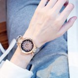 2019 Women Watches Set Starry Sky Ladies Bracelet Watch Casual Leather Sports Quartz Wristwatch Clock