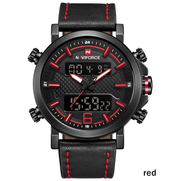 Top Luxury Brand Dress Quartz Mens Watches LED Date Analog Digital Watch Men Fashion Sport Clock