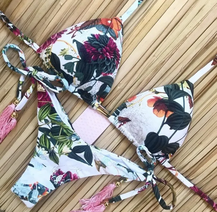 Bikini 2020 Sexy Swimwear Women Push-up Swimsuit Biquini Bathing Suit Beachwear Bandage Swim Beach Wear Brazilian Bikini Set