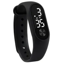 2020 New Men Women Casual Sports Bracelet Watches LED High-Definition Dial Electronic Digital Candy Color Silicone Wrist Watch