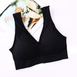 Plus Size Bras For Women Seamless Bra With Pads Big Size 4XL 5XL Bralette Push Up Brassiere Bra Vest Wireless Active Bra
