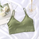 CHRLEISURE U-shaped Beauty Back Women Bra Seamless Sexy Fitness Underwear Comfortable Bra