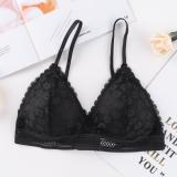 French thin Cup Wireless push up Bra New Sexy Deep V Lace Underwear Women's Bra Fashion lingerie bralette underwear