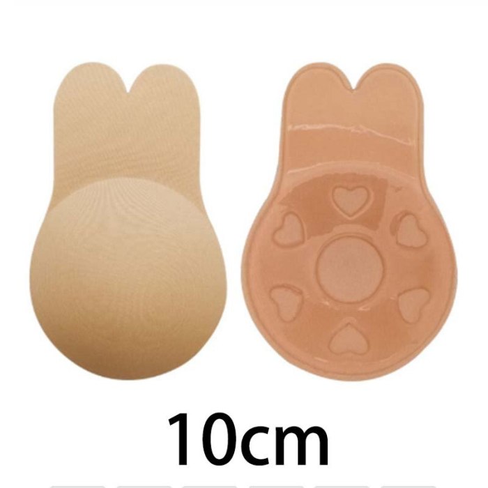 Strapless Adhesive Bra Self Adhesive Nipple Breast Cover Push Up Bras Reusable Silicone Invisible Lingerie Pad Pasties Enhancers