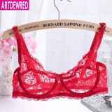 2018 NEW Sexy Women Lace Bra Luxury Cotton Mesh Bralette Lingerie Female Seamless Unpadded Floral Brassiere Intimates Femme