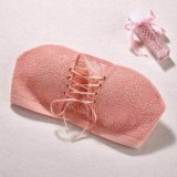 Strapless underwear wedding dress push-up Bra women's wireless Lace Bra comfortable breathable sexy Super Large full-size Bra