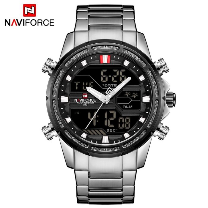 New Mens Watch Analog Luxury Fashion Sport Waterproof Quartz Wrist Watch All-Steel Male Watches Clock