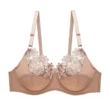 DKERT Plus Size Women Bras Ultrathin Sexy Lace Underwear Brassiere Soft Comfortable Bralette Push Up C D E Cup