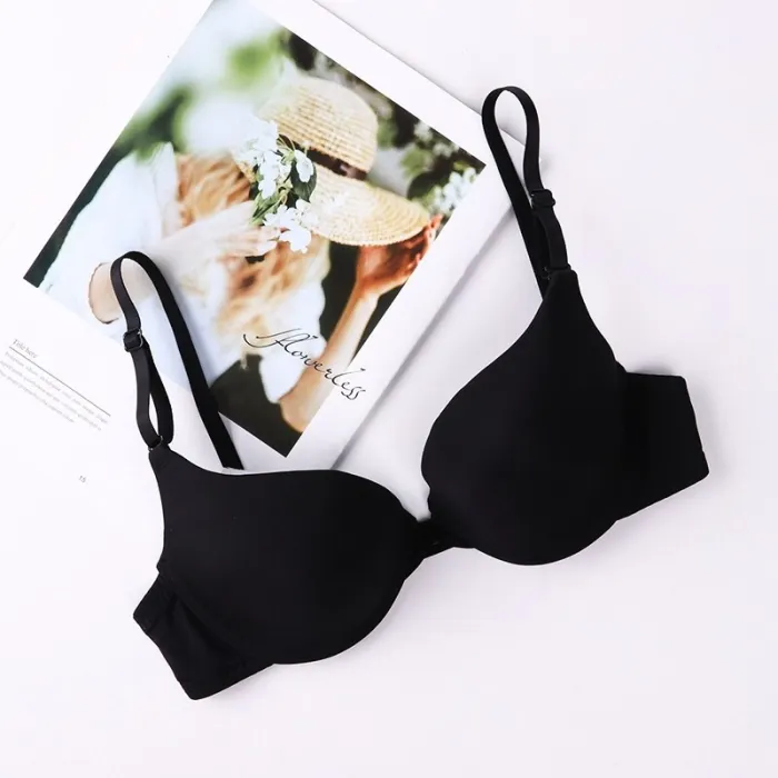 super push up bra for small breast young girls front closure women sexy bra Deep V  Brassiere Underwear