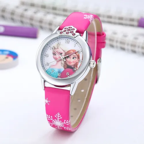 Kids Watches Girls 2019 New Relojes Cartoon Children Watch Princess Watches Fashion Kids Cute Rubber Leather Quartz Watch Gifts