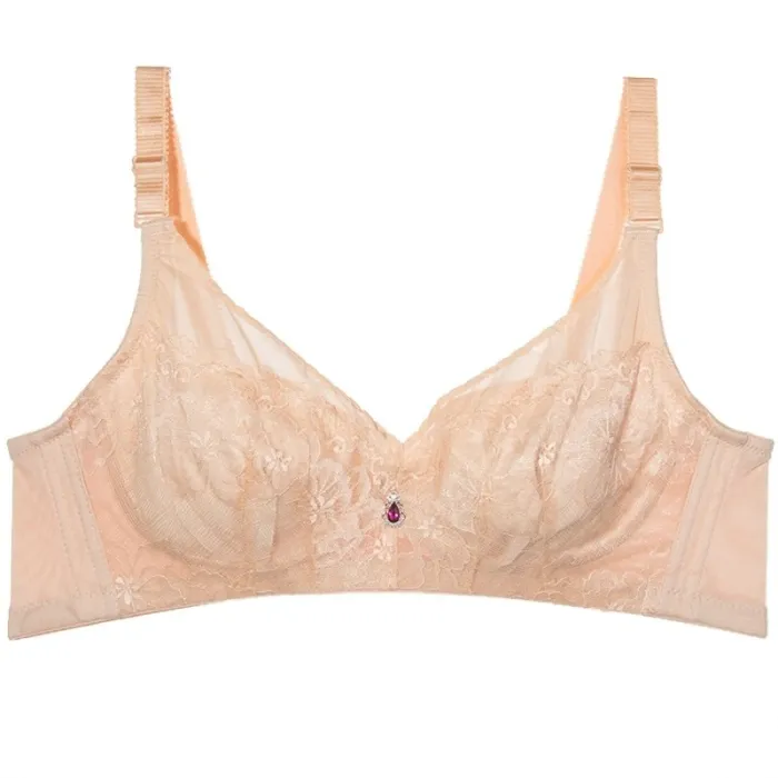 Ultra Thin Lace Bralette Sexy Top Super Push Up Bras for Women Plus Size C/D Underwear Breathable Brassiere Lingerie Intimates