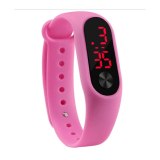 2020 New Men Women Casual Sports Bracelet Watches LED High-Definition Dial Electronic Digital Candy Color Silicone Wrist Watch