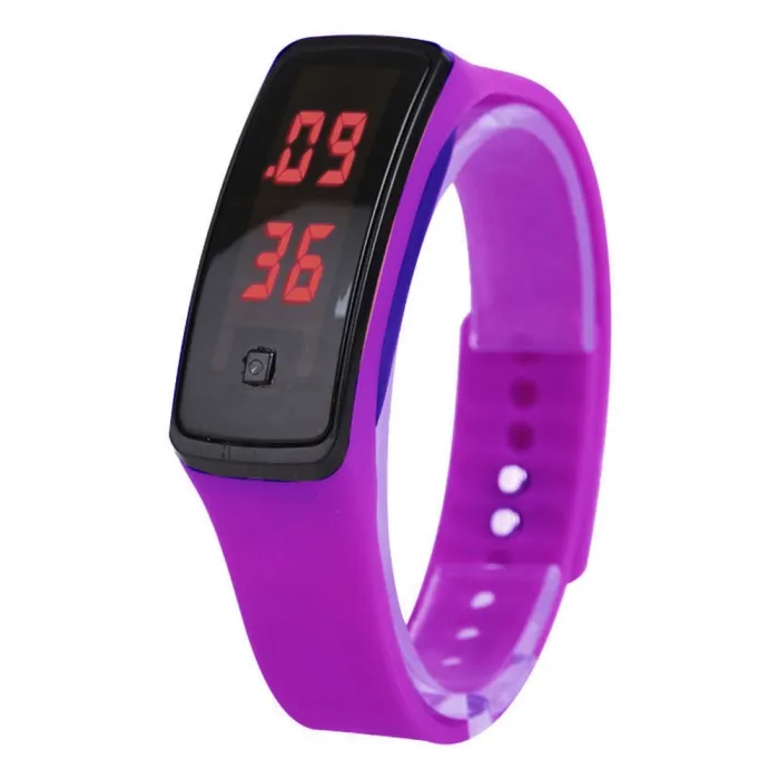 Fashion Sport LED Women Watches Candy Color Silicone Rubber Touchscreen Digital Watches Waterproof Bracelet Wrist Watch H9
