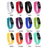 2020 New Men Women Casual Sports Bracelet Watches LED High-Definition Dial Electronic Digital Candy Color Silicone Wrist Watch