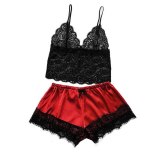 2020 Women Sexy Bra Set Ladies Sexy Lace Comfortable Polyester Sleepwear Underwear Tops Briefs Sets Lenceria Biquini