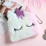 2020 New Cute Unicorn Female Waist Bag Kids Fanny Pack Cartoon Plush Women Belt Bag Fashion Travel Phone Pouch Chest Bag