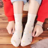Ladies Socks Cotton Stars Moon Creative Fun Socks Universe Starry Sky Trend Harajuku Novelty Cute Middle Tube Women Cotton Socks