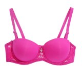 Women Bra Sexy Lace Lingerie Push Up Bra Thick Cup No Trace Anti-light Breathable Women Underwear Adjustable Plus Size Bra