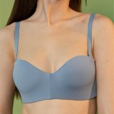 Strap Removable Bra Half Cup Demi Sexy Women Bralette Underwear Brassiere Lingerie Solid Color Invisible Bras for Female A/B CUP