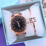 Casual Women Watches Starry Sky Quartz Wristwatch Female Clock Leather Fashion Ladies Wrist Watches reloj mujer relogio feminino
