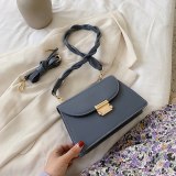 Solid Color PU Leather Sac A Main Femme Crossbody Bags For Women 2020 Summer Small Shoulder Handbags Female Chain Bag