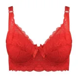 2020 Plus Size 40 90 44 Push up Lace Bras for Women's Bralette Crop Top Bh BCD Underwear Sexy Lingerie Brassiere Girls 44 46 BCD