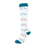 Men Women Antifatigue Compression Socks Flight Travel Stocking 15-30 MmHg Fit For Nurses, Pregnancy, Varicose Veins Relief Socks