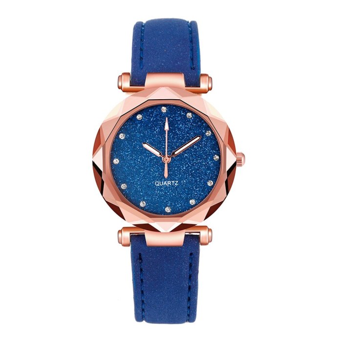 2020 New Ladies fashion Korean Rhinestone Rose Gold Quartz Watch Female Belt Watch montre femme часы женские zegarki damskie