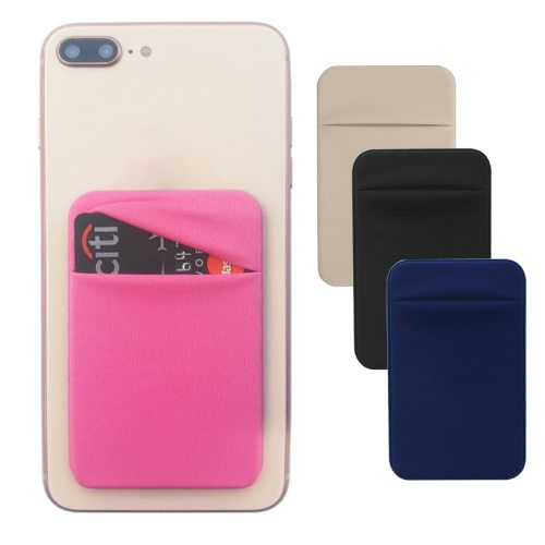 Case Mini Universal Adhesive Phone Back Slim Stick-on Pocket Credit Card Holder Removable Pouch Wallet
