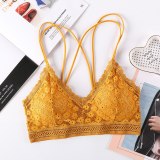 Beauty Back Sexy Women's Underwear Set Transparent Lace Push-up Bra and Panty Sets Female Brassiere Embroidery Lingerie Set
