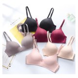 FINETOO Soft Seamless Bra Women A B Cup Push Up Underwear Women's Wireless Bras Small Bust 6 Colors Female Adjustable Brassiere