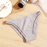 FINETOO Sexy Low Waist Women Panties Cotton Ladies Briefs Sexy Underwear Comfort Underpants Solid Color M-XL Female Panties 2020
