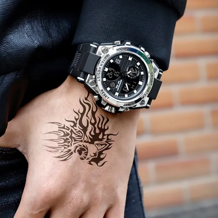 Waterproof Alarm Mens Watches Top Brand Luxury  Digital Led Sports Watch Men Clock Wristwatch