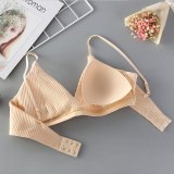 BEFORW Fashion Backless Bras For Women Comfortable Breathable Wireless Bralette Sexy Lingerie One Piece Seamless Padded Bra