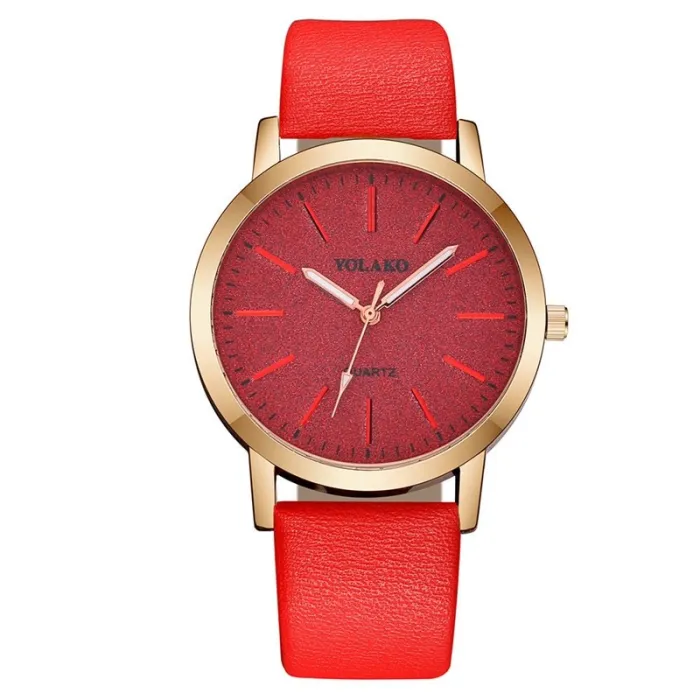 Luxury Brand Leather Quartz Women's Watch Ladies Fashion Watch Women Wristwatch Clock